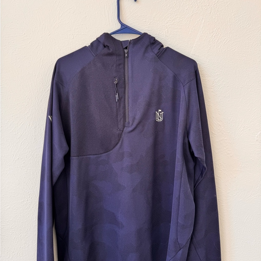 NLU Navy Camo Quarter-Zip Hoodie